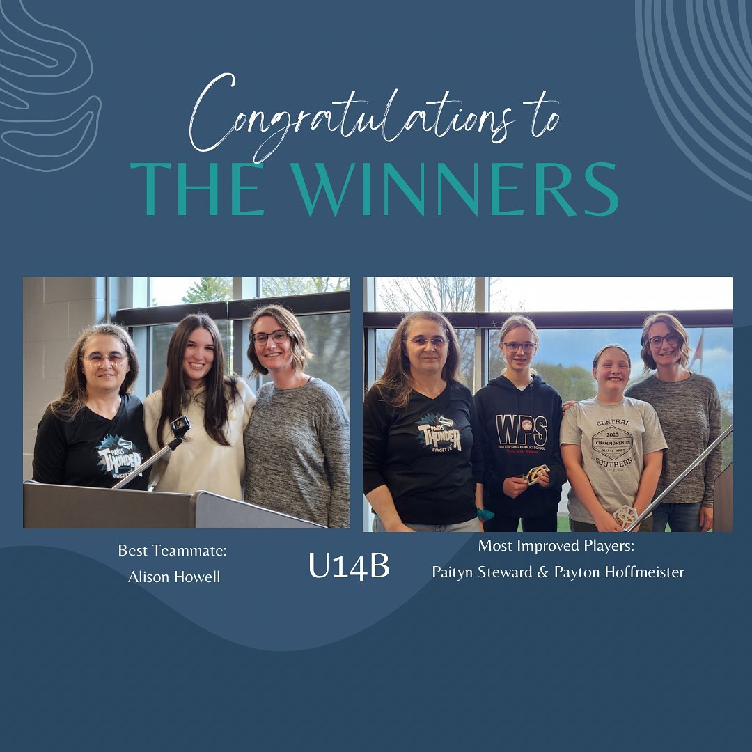 U14B Award Winners